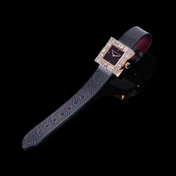 Cubism Watch | Diamond & Black Dial - Canturi Jewellery