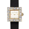 Cubism Watch | Diamond & White Dial