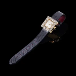 Cubism Watch | Diamond & White Dial