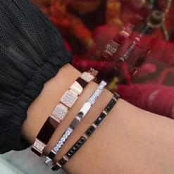 Eternal Mini Full Set Black Diamond Bangle