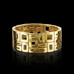 Geometric 3 Row Bracelet