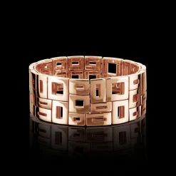Geometric 3 Row Bracelet