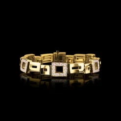 Geometric Diamond Bracelet