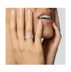 Geometric Diamond Ring