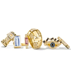 Geometric Diamond Ring