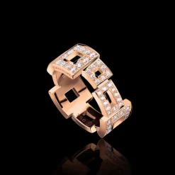 Geometric Diamond Ring