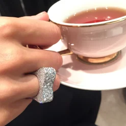 Island Luxe Diamond Liquid Ring