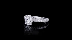 Lumina 1.52ct Oval Diamond Engagement Ring