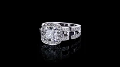 Metropolis 1.50ct Cushion Diamond Engagement Ring