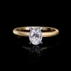 Micro 1.17ct Oval Diamond Engagement Ring