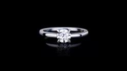 Micro 0.60ct Round Diamond Engagement Ring