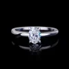 Micro Engagement Ring | 0.70ct Oval Diamond
