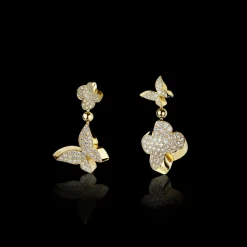 Odyssey 2 Drop Diamond Earrings