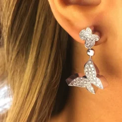 Odyssey 2 Drop Diamond Earrings