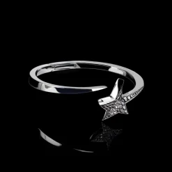 Odyssey Diamond Star Bangle (Black Diamonds)