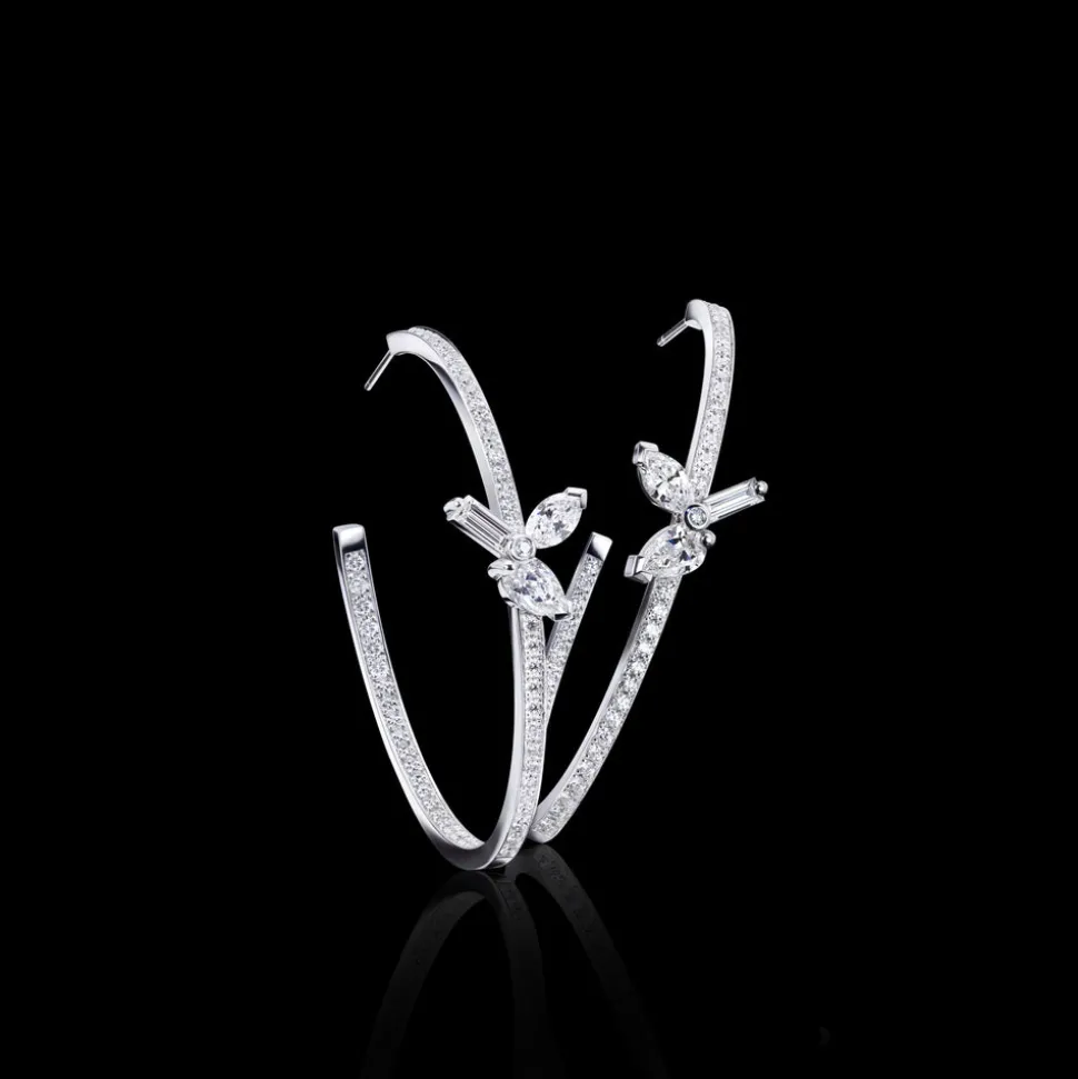Primavera 45mm Diamond Hoop Earrings