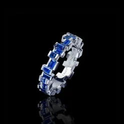 Radiant Ceylon Sapphire Ring