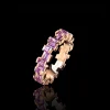 Radiant Pink Sapphire Ring