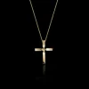 Regina Cross Necklace (Medium Plain)