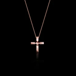 Regina Cross Necklace (Small Plain)