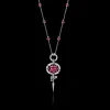 Regina Diamond and Pink Tourmaline Neckpiece