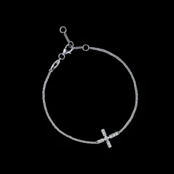 Regina Diamond Cross Bracelet