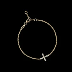 Regina Diamond Cross Bracelet