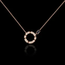 Regina Diamond Necklace (Australian Black Sapphire)