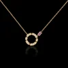 Regina Diamond Necklace (Pink Sapphire)
