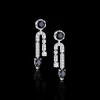 Regina Drop Earrings | Diamonds & Australian Black Sapphires