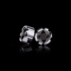 Regina Earrings (Australian Black Sapphires)