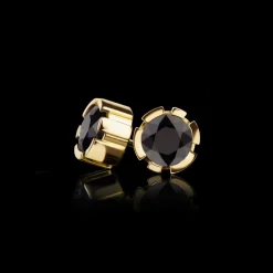 Regina Earrings (Australian Black Sapphires)