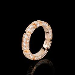Regina 3mm Ring (Full Set Diamonds + One Side)