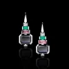 Regina Royale Diamond and Gemstone Earrings (4 Drop)