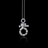 Regina Single Link Diamond Drop Necklace