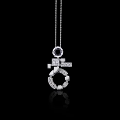 Regina Single Link Diamond Drop Necklace