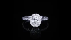 Renaissance 1.00ct Oval Diamond Engagement Ring