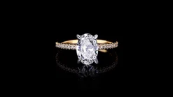 Renaissance 2.01ct Oval Diamond Engagement Ring