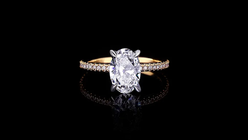 Renaissance 2.01ct Oval Diamond Engagement Ring