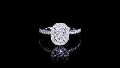 Renaissance 1.02ct Oval Diamond Engagement Ring