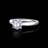 Silhouette 1.00ct Round Diamond Engagement Ring