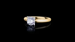 Silhouette Engagement Ring | 1.20ct Round Diamond