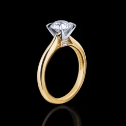Silhouette Engagement Ring | 1.20ct Round Diamond