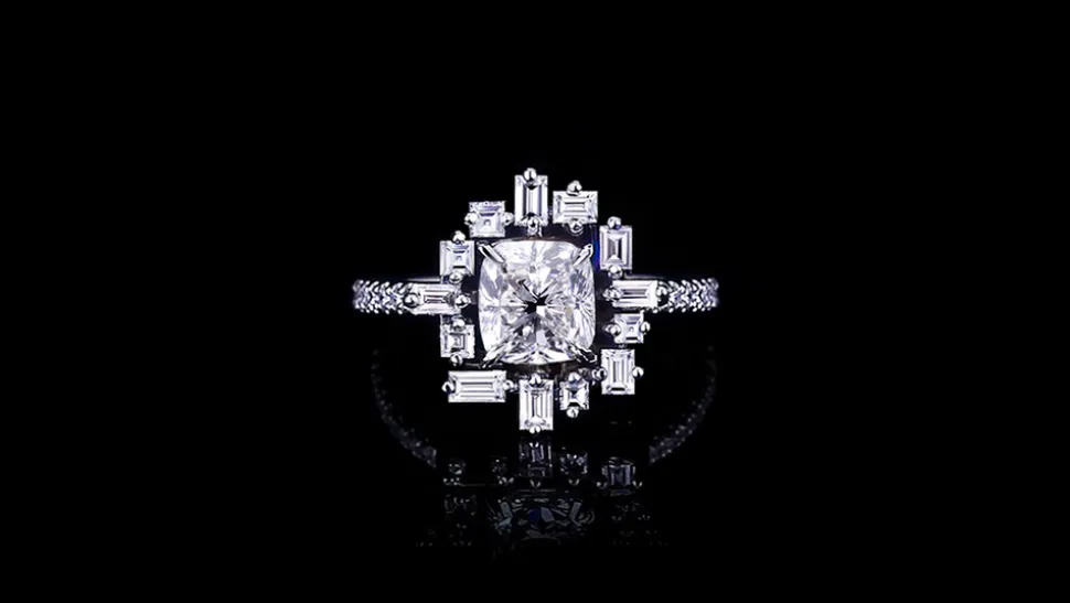 Stella 1.51ct Cushion Diamond Engagement Ring