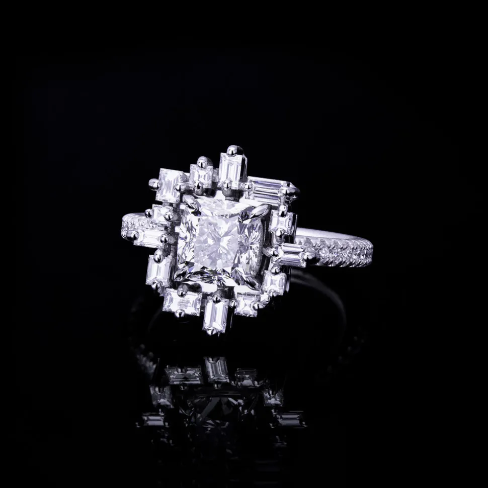 Stella 2.01ct Cushion Diamond Engagement Ring