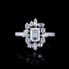 Stella 0.70ct Emerald Diamond Engagement Ring