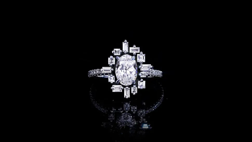 Stella 1.01ct Oval Diamond Engagement Ring