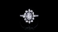Stella 1.00ct Oval Diamond Engagement Ring