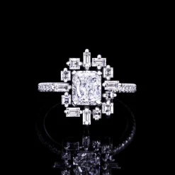 Stella 1.21ct Radiant Diamond Engagement Ring