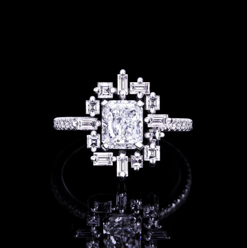 Stella 1.21ct Radiant Diamond Engagement Ring
